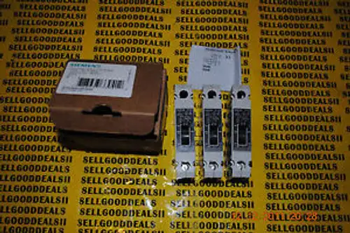 (3 Siemens 3Vf2216-0Vd41-0Aa0 Vf100 Circuit Breaker 1P 20A 3Vf22160Vd410Aa0