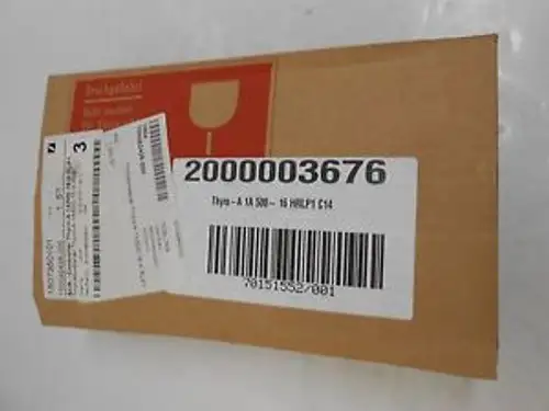 New Aeg Thyro-A1A-500-16H1 Universal Thyristor Power Controller