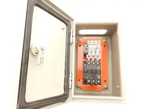 New Ge 2 Magnetic Starter 58-64A Enclosure Cr4Cj All Ac Coils