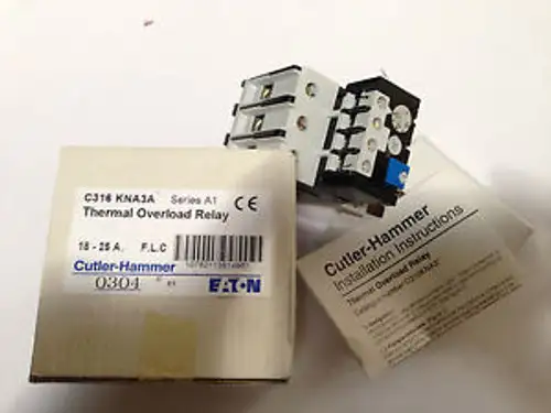 Eaton Cutler Hammer C316Kna3A Thermal Overload Relay Ser.A1 18-25A+ Fast Sip