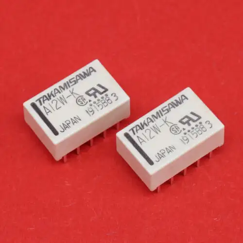 100Pcs Takamisawa Bl Original Single Relay A12W-K 10Pin 12V 1A Environmental