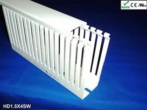 12 Sets Of 1.5X4X2M White High Density Wiring Ducts And Covers - Ul/Ce Listed