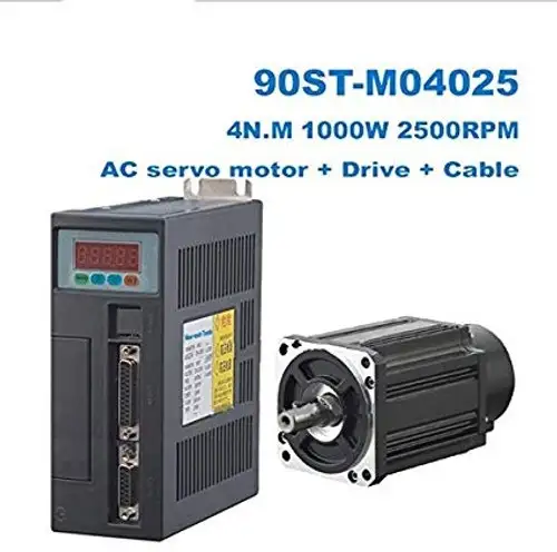 4N.M 1Kw 90St M04025 Ac Servo System Driver With Encoder/Motor