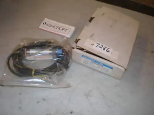 Ashcroft Transducer #Ash-K1-S-100-D-7-M02-42-F6 1/4 Npt 6000# O2 Cleaned