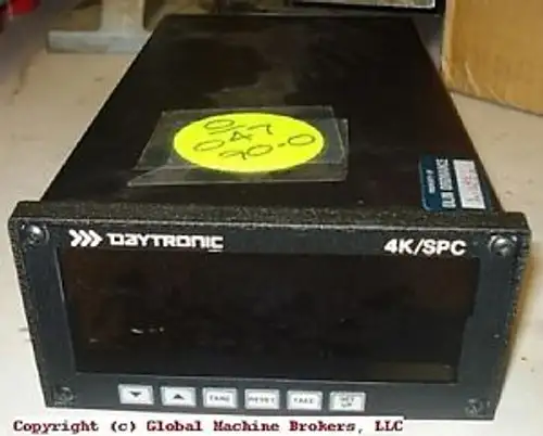 Daytronic Model 4K/Spc-30 1 Channel Ac Lvdt Conditioner/Indicator/Statistic