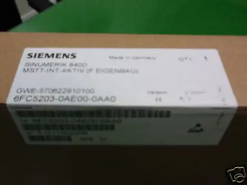Siemens Sinumerik Mpi Interface 6Fc5203-0Ae00-0Aa0