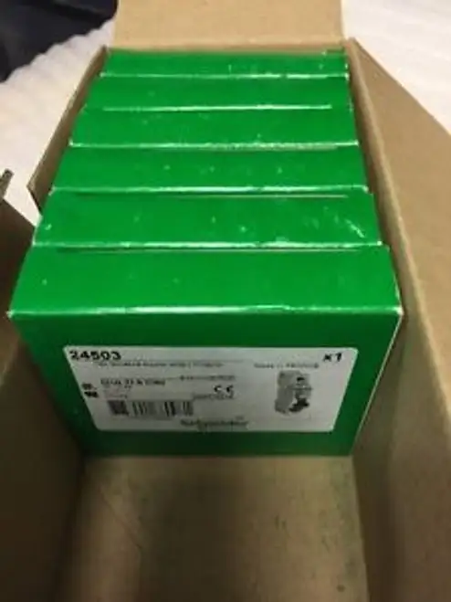Lot Of 6 Schneider 24503 Multi 9 C60 24503Da 1P-4Da #1179Z3