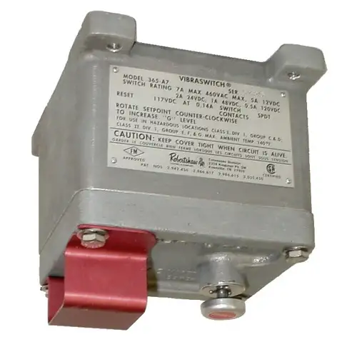 NEW~ Robertshaw 6000 Vibraswitch 365A7 Vibration/Malfunction Detector 365-A7