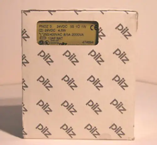 Pilz Pnoz3 24Vdc 5S 1O 1W Safety Relay