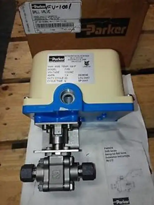 Parker 8Z-Swb8L-Rt-T-Ss-71-S2 Actuated 1/2 Ball Valve Like Swagelok Ss-63Ts8
