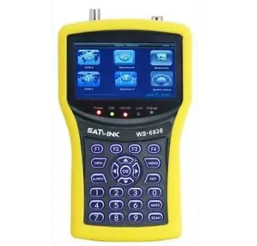 Professional Tools Satlink Ws6936 Dvb-S & T Combo Meter With Spectrum