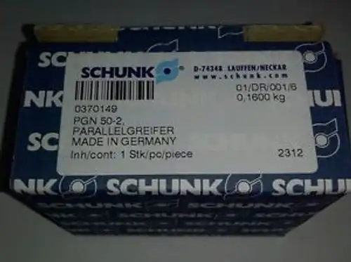 Schunk Pneumantic Robotic Parallel Gripper Pgn-50/2 As Pgn 50-2 P# 370149