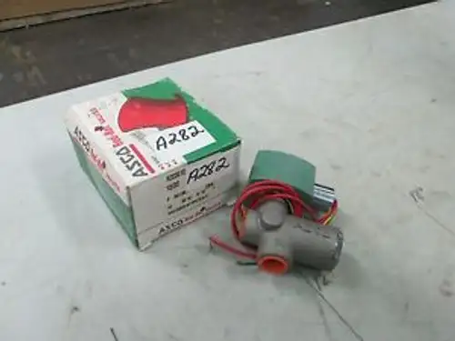 Asco S/S Solenoid Valve Cat #8223G10 12 Vdc 1/2 Fnpt Air/Gas/Water 25-500# )