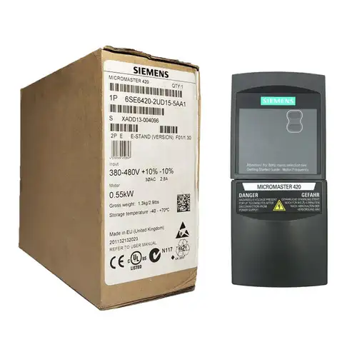 Siemens 6Se6420-2Ud15-5Aa1 Micromaster 420 Inverter