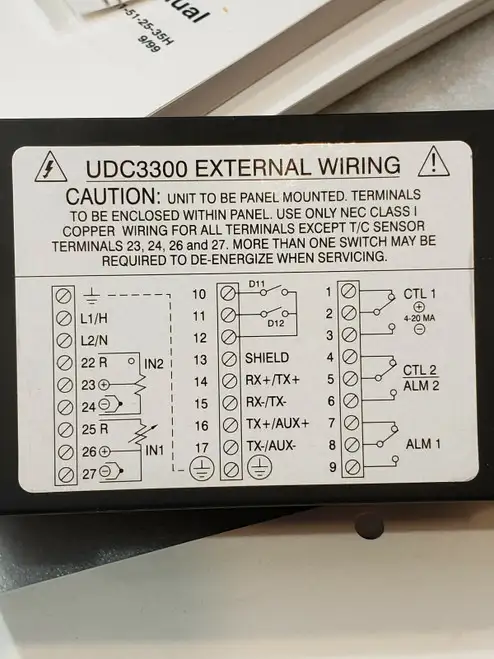 Honeywell Udc3300 Controller Dc330B-Ke-100-20-000000-00-0
