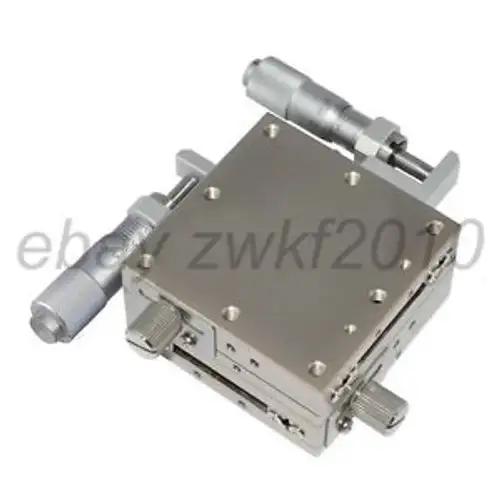 Xy 60X60Mm High Precision Steel Manual Linear Stage Cross-Roller Bearing Xy60-L