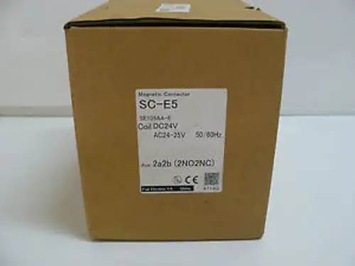 New Fuji Electric Sc-E5 Magnetic Contactor Dc24V Coil