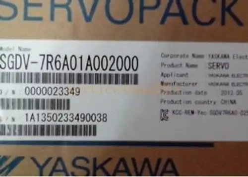 New Yaskawa Servo Drivers Sgdv-7R6A01A002000 2