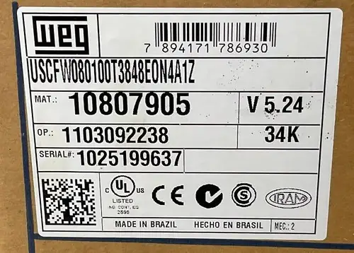 Weg USCFW080100T3848E0N4A1Z