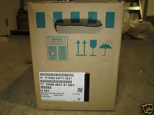 SIEMENS 1FT6062-6AF71-3EA1/1FT60626AF713EA1 SVMTR 6M 3000RPM EQN ABS ENC KEY