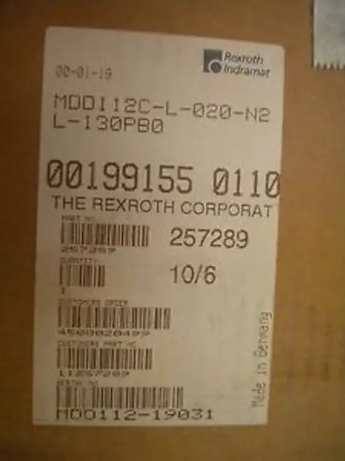 Indramat Servo Motor MDD112C-L-020-N2L-130PBO Amplas 964-383