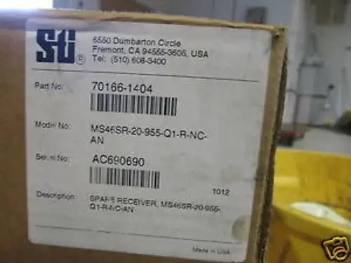 STIF MS46SR-20-955-Q1-R-NC-AN LIGHT SENSOR SPARE RECEIVER