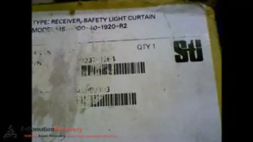 STI MSF4800-40-1920-R2 LIGHT SCREEN RECEIVER 24VDC 285MA
