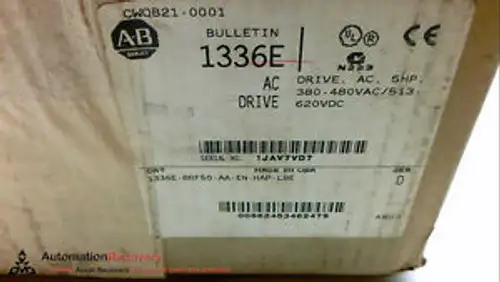 Allen Bradley 1336E-Brf50-Aa-En-Hap-L9E Series D Drive
