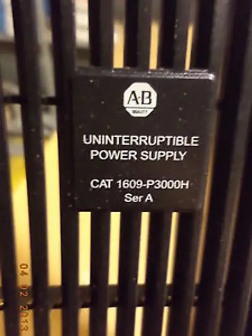Allen-Bradley Uninterrupt Power Supply Cat 1609-P 3000 H Series A Rwrta3000Xl