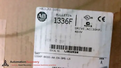 Allen Bradley 1336F-B030-Aa-En-Gm5-L5 Series A Drive 30Hp 460V