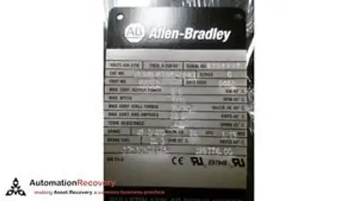 Allen Bradley 1326Ab-B730E-21-K7 Series C A.C Servo Motor