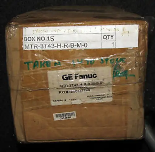 GE Fanuc MTR-3T43-H-R-B-M-0 Metric Servo Motor w/ Resolver mtr3t43hrbm0