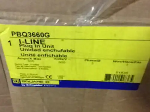 1 nStock PBQ3660G SQUARE D