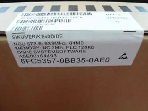 SINUMERIK 840D/DE NCU 573.5 6FC5357-0BB35-0AE0
