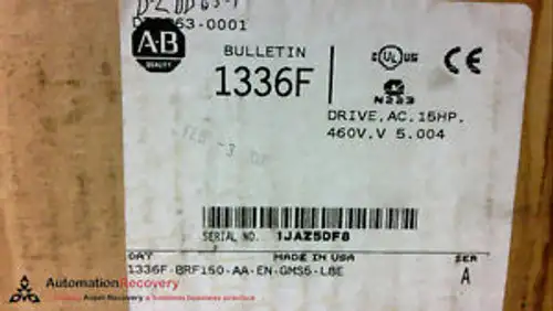 Allen Bradley 1336F-Brf150-Aa-En-Gms5-L8E - Drive