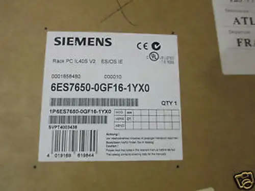 SIEMENS 6ES7650-0GF16-1YX0 RACK COMES WITH ACCESSORIES IN FACTORY BOX