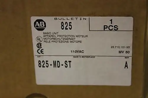 Allen Bradley 825-Md St Smart Motor Manager