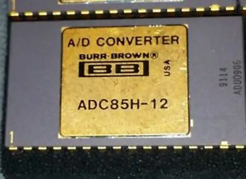 Vintage Burr brown a/d converter adc85h-12 eprom ic radio telecom gold pin