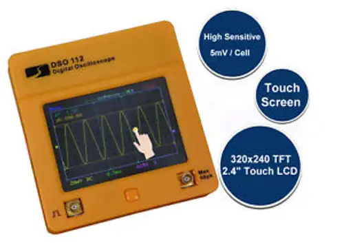 DSO112 Color Touch Screen Mini Digital Oscilloscope Pocket - 2Mhz