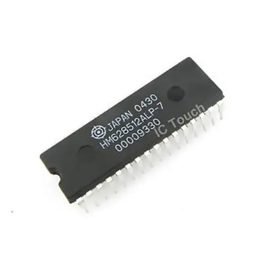 10pcs HM628512ALP-7 IC 4M SRAM (512 KWORD X 8 BIT) HITACHI IC PDIP-32