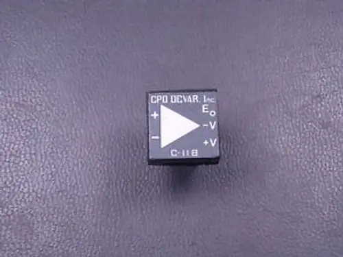 C-118C Devar Operational Amplifier N00383-87-C-3653 517519-1 5962-01-017-5331NOS