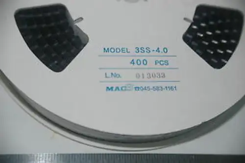 MAC 3SS-4.0 THREADED SPACER W/INSULATED END SMD M3X4X4MM QUANTITY-400