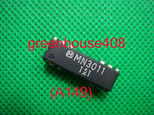 10pcs MN3011 Manu:PANASONI Encapsulation:DIP-12 3328-STAGE BBD WITH 6 TAPS