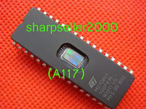 10p ORIGINAL ST M27C801UV M27C801-100F6 27C801-100F6 DIP-32PIN