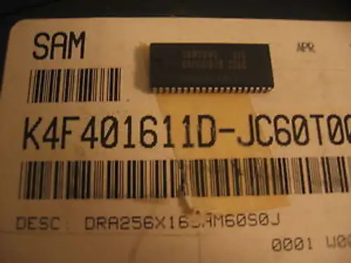 25 PCS P/N K4F401611D-JC60 IC DRAM 256K x 16 SOJ-40