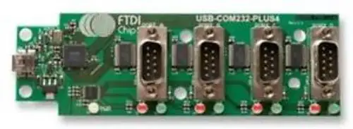 Ftdi Usb-Com232-Plus-4 Module Usb Hs To Rs232 Conv 4 Com Port Ft4232H
