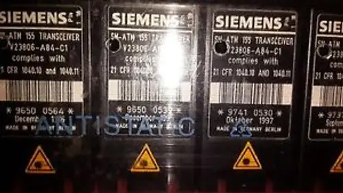 1X Siemens V23806-A84-C1 Sm-Atm 155 Transceiver With 21Cfr 1040.10/11