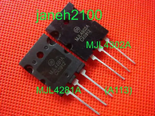 20Pair Mjl4281A & Mjl4302A Amplificador Transistor (A113)