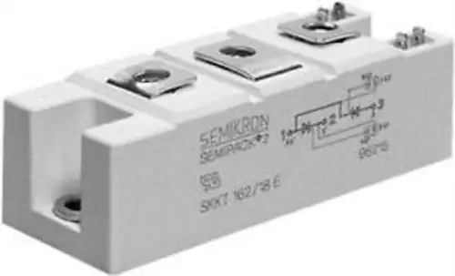 64K2277 Semikron Skkh 162/16 E Thyristor Module 160A 1.6Kv A 21