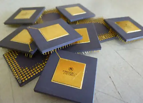 10Pc Motorola 88200-88100 Gold Scrap